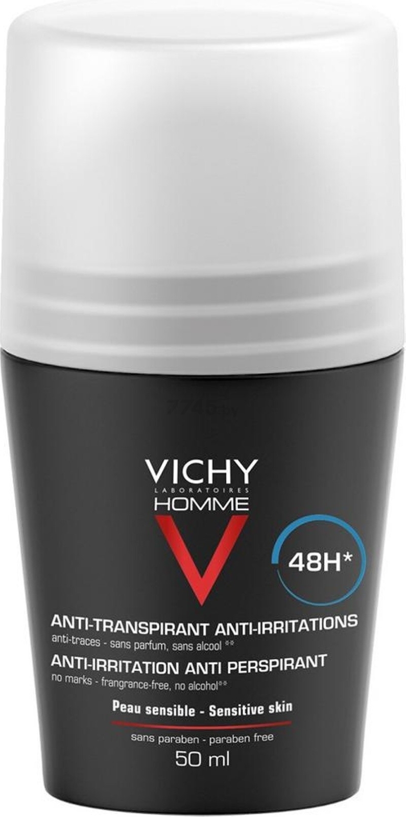Дезодорант шариковый VICHY Homme Для чувствительной кожи 48 ч 50 мл (3337871320379) - Фото 2